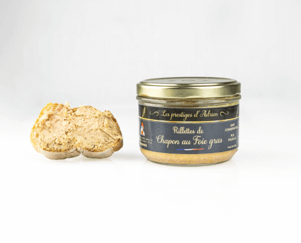 Produit prestige adrien rillettes chapon foie gras