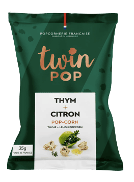 Produit Twinpop popcorn thym & citron