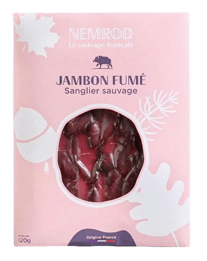 Produit nemrod jambon fumé sanglier